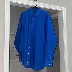 Blue Stafford Dress Shirt, Neck size 17.5, shirt size 36/37
